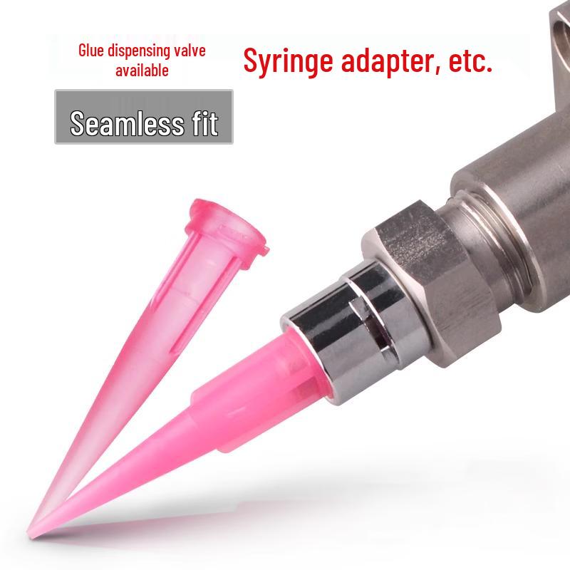 All-Plastic Slanted Dispensing Needle Tips