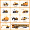 La Gacela Construction Vehicle 1 Storage 11 Mini Car Alloy DIY Working Pull Back Car Construction Work Indoor Birthday Gift Set, Car, Set, Car, Car,