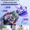 Compact USB Rechargeable Silent Desk Fan for Home or Office