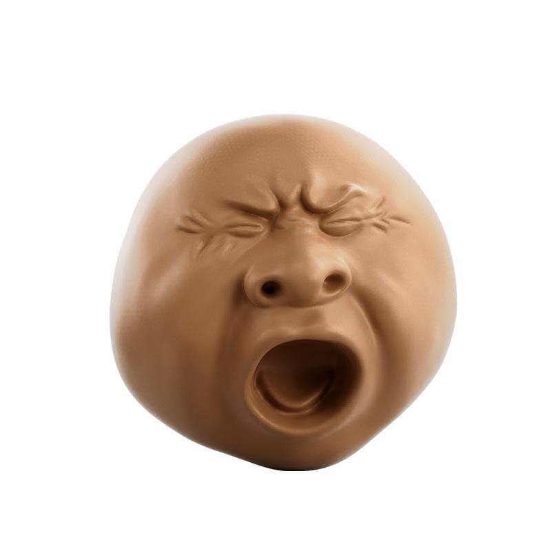 

Ugly cute yawning tea pet water gun press to get out of the water