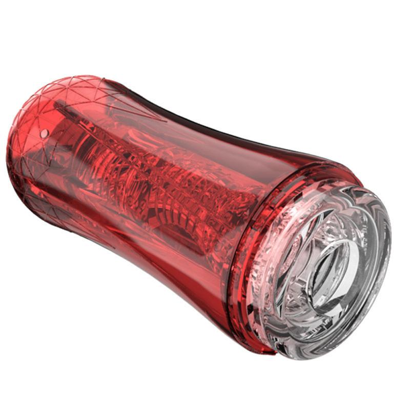 Men Transparent Silicone Aircraft Cup Male Masturbation Device Masturbators Cup Adults Sex Toys For