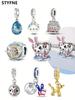 Charms Plata Wonderland Dreaming Rabbit Clock Beads Copper Plated Fit Copperoriginal Bracelet For Jewelry Making Diy Charm