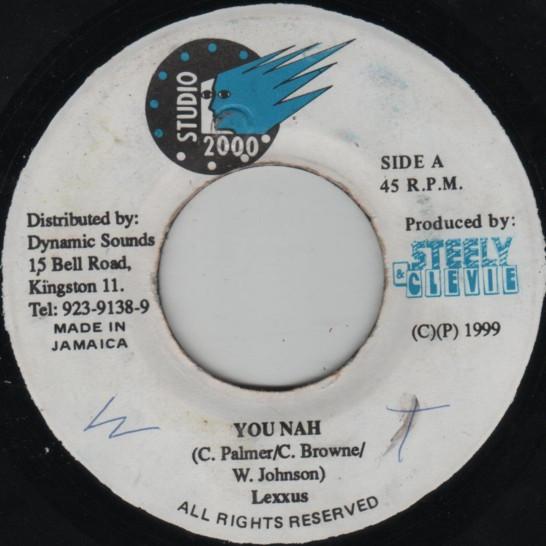 

7inch Record LEXXUS - You Nah NONE Studio 2000 1999 Jamaica Reggae, Ska & Dub Used