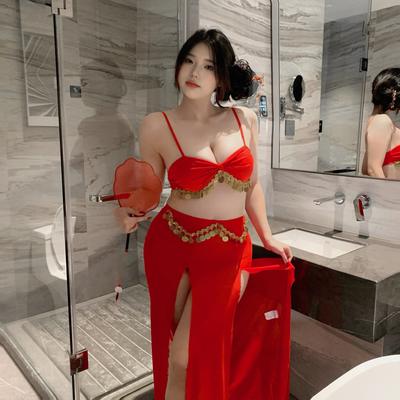 Popular Temptation Guochao Antique Pajamas Exotic Erotic Underwear Free Sexy Perspective Pajamas Set