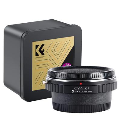 Concept Mount Lens Compatible with Nikon F Mount Cameras Nikon F Mount Adapter Contax Yashica Mount Conversion Adapter CY Lens Adapter Ring Lens Mount