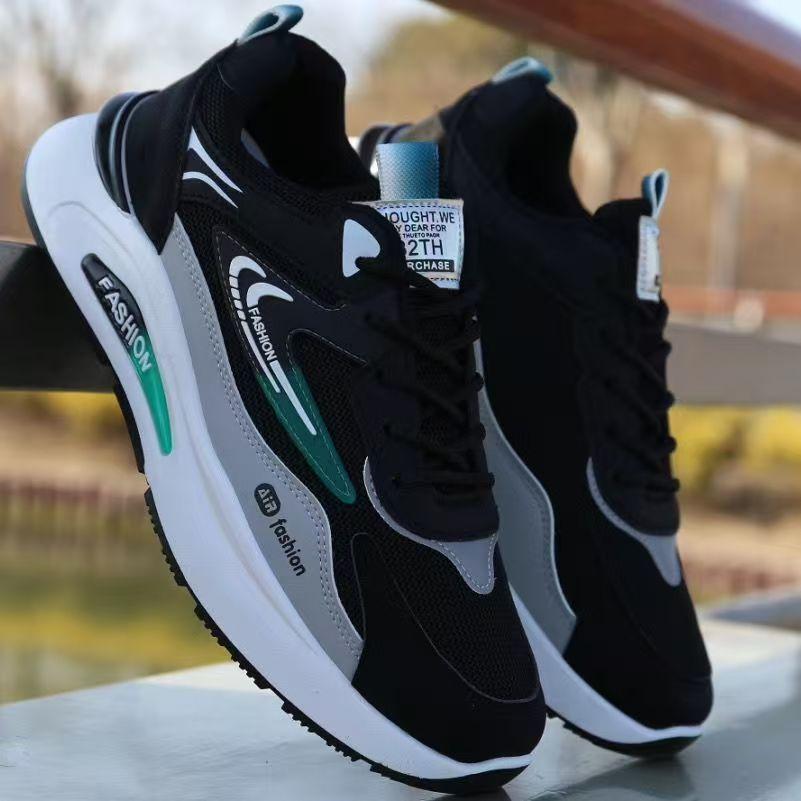 Schoenen Heren herfst leer waterdicht sportschoenen trendy veelzijdig casual zachte zool hardloopschoenen