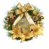 Various Bows Christmas Wreaths Weddings Above Fireplace