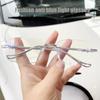Fashion Frameless Glasses Women Rimless Anti Blue Light Eyeglasses Men Women Elegant Comfortable Eyeglasses