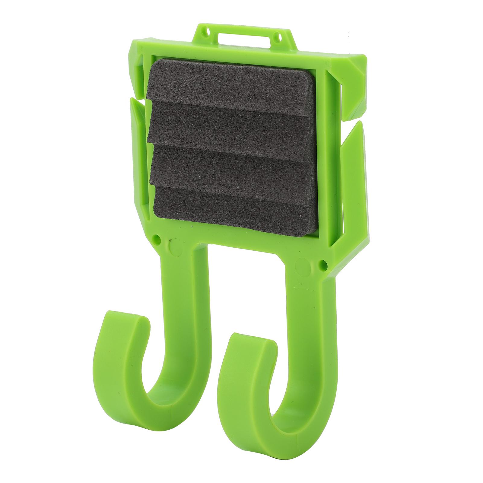 

Fly Fishing Rod Holder Clips ABS Green Rod Support BeltMounted Fishing Accessory