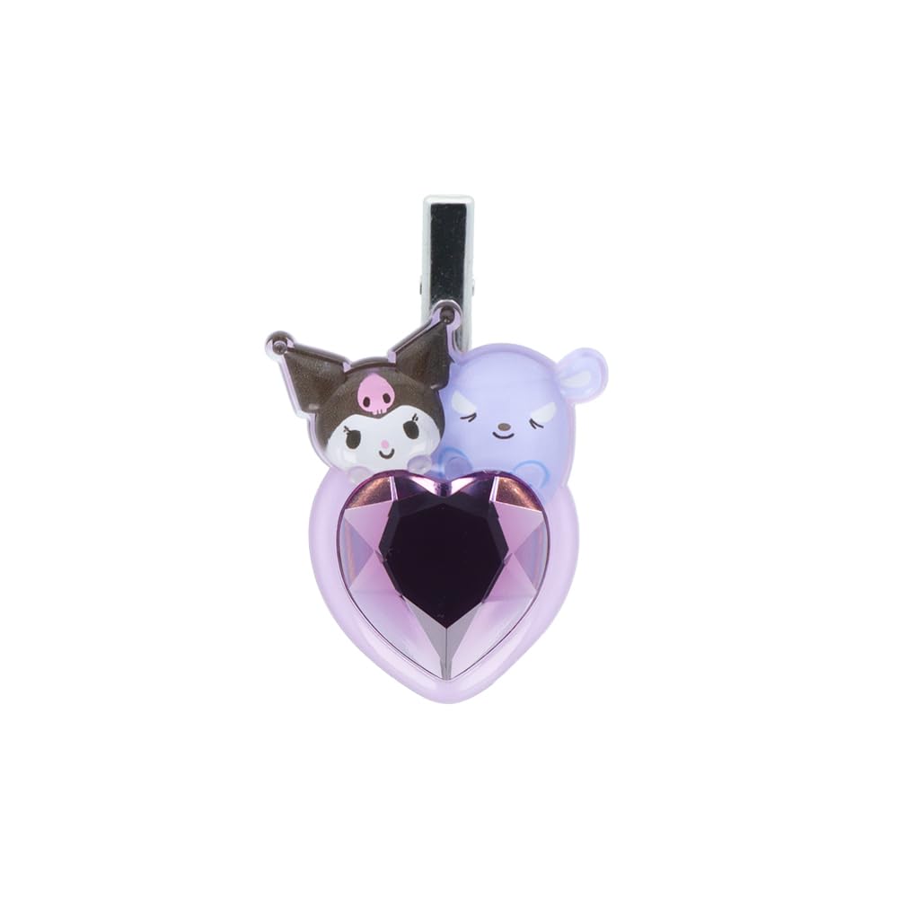 Papírnictví Sanrio Postava Srdce Gyup Kuromi Baku S3625966 Sun-Star Multi-Klip &
