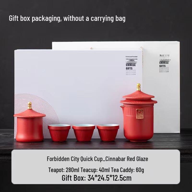 

JANLA Forbidden City Style Travel Tea Set