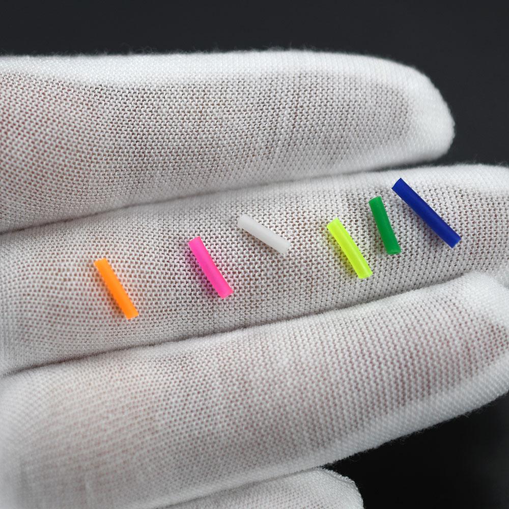 MNFT 1Box Colorful Fishing Silicone Tube Anti-tangle Rig Sleeve Line Protector Beads for Carp Sea Fishing Tackle Accessories