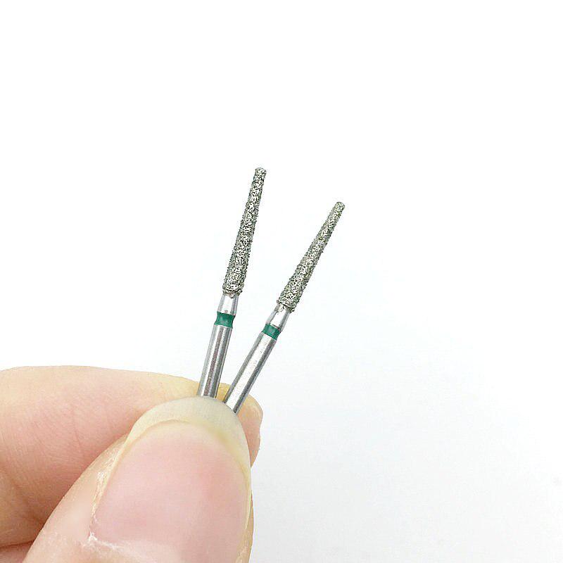 10pcs/Box Dental Diamond Burs Drill for High Speed Handpiece Handle Diameter 1.6mm Dentist Tools Dentistry Material TF-13C