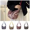 Large Capacity Ethnic Style Shoulder Bag Underarm Bag Embroidery Message Bag  Travel