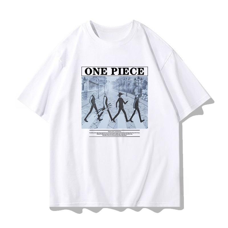 ONE PIECE Joint Tshirt Mens and Womens Summer Peripheral Clothes ACE Sanji Luffy Zoro Shortsleeved Childrens Clothes