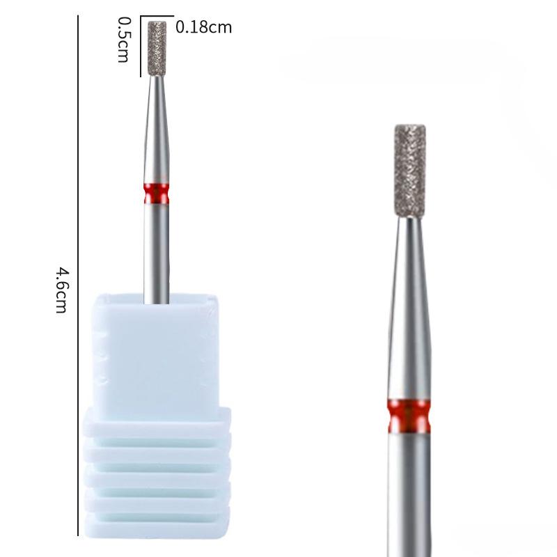 1Pc Diamond Nail Drill Bit Milling Cutter For Cuticle Clean Gel Overflow Removal Manicure Pedicure Tool