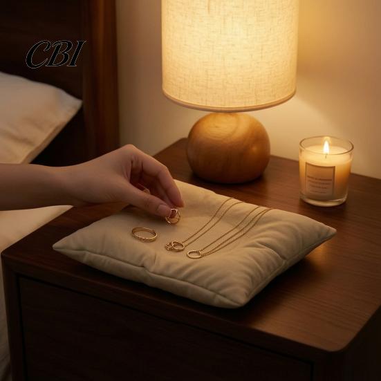Durable Desktop Coaster 3D Printed Pillow Coaster, One-Piece Molding Tray, Minimalist Burr-free Decorative for Storage And Table Protection Key Watch