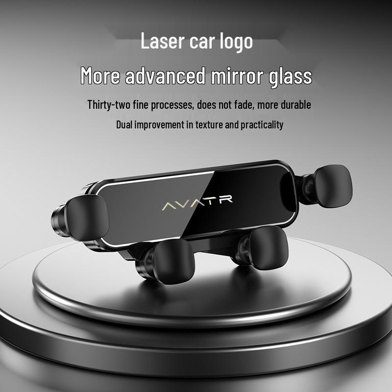 Avatr Screen Model Car Phone Holder: Gravity Navigation Mount with Decorative Car Accessories