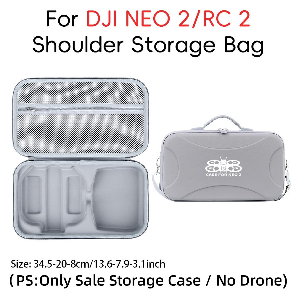 

Carrying Case for DJI Neo 2 Fly More Combo Travel Shoulder Bag Portable Storage Bag for DJI RC 2 Remote Control Drone Accessory