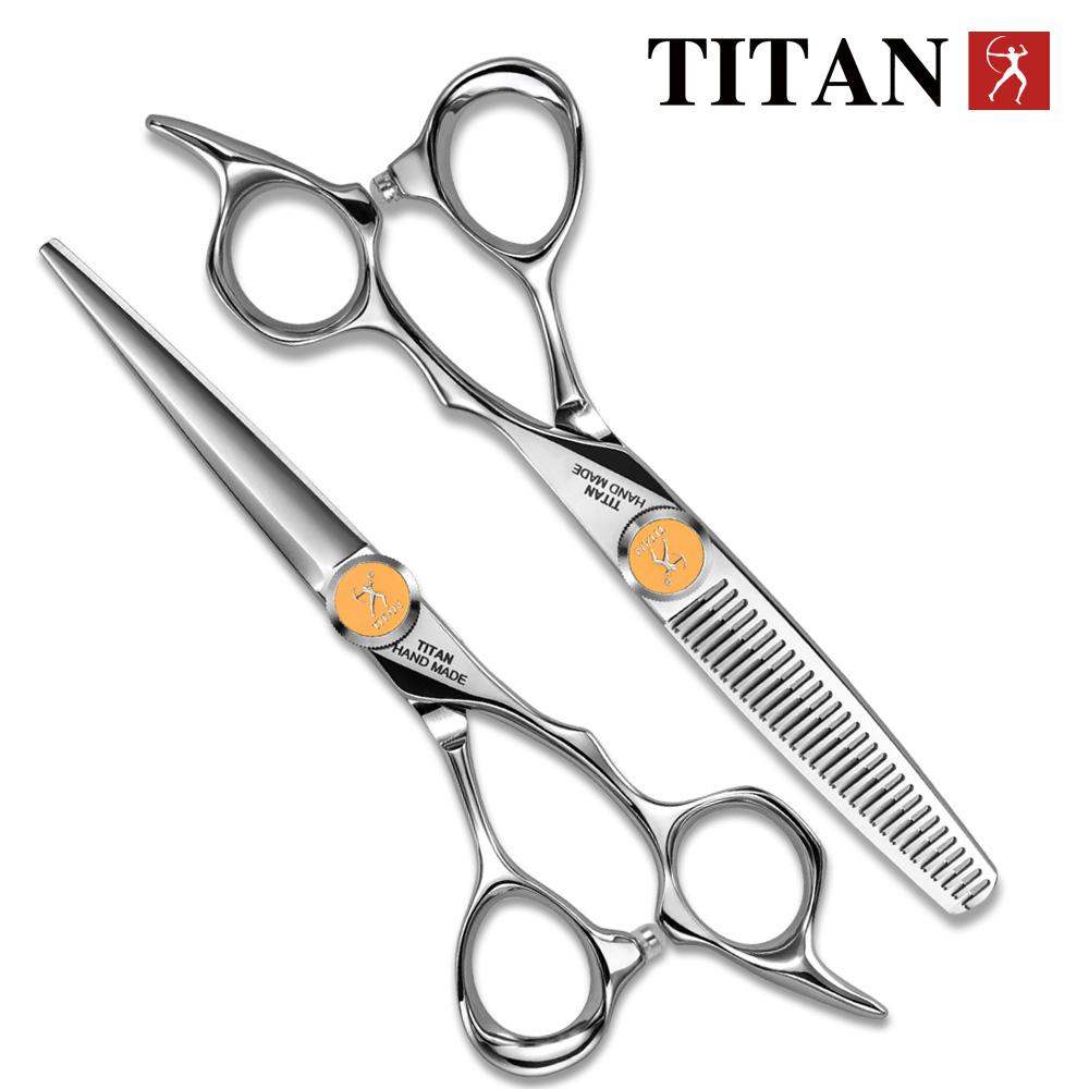 Titan Professional Hair Scissors Thinning Cutting Barber Hair Shears Scissor Hairdressing Scissors 5.5/6.0/6.5/7.0inch 440C