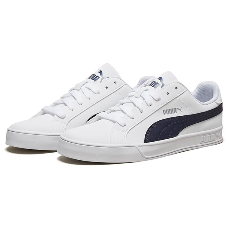 PUMA Smash Vulc White/Blue Men's 359622-10