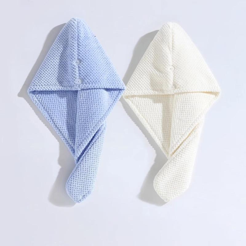 Women Hair Drying Hat Quick-dry Microfiber Hair Towel Cap Hat Bath Thicker Shower Long Curly Hair Cap