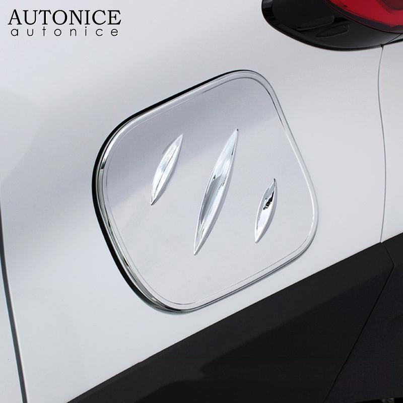 Carbon fiber color Fuel Tank Decorator Cover For toyota C-HR CHR LHD