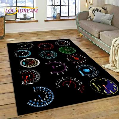 Racing Car Dashboard Machine Control Screen Carpet Rug For Bedroom Living Room Sofa Decoration,Child Game Large Decor Floor Mat