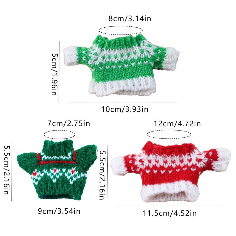 Soft Hamster Sweater Cute Knitted Sweater Party Supplies Small Pets Sweater Christmas Decoration