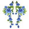 3D Flower Embroidery Flower Applique Multi-Color Handmade Sew On Patch Embroidery DIY Embroidery Repair Patch Wedding Decoration