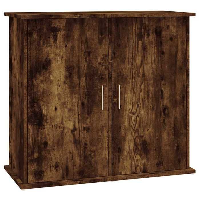 VidaXL Aquarium Stand Smoked Oak 81x36x73 Cm Engineered Wood 833628