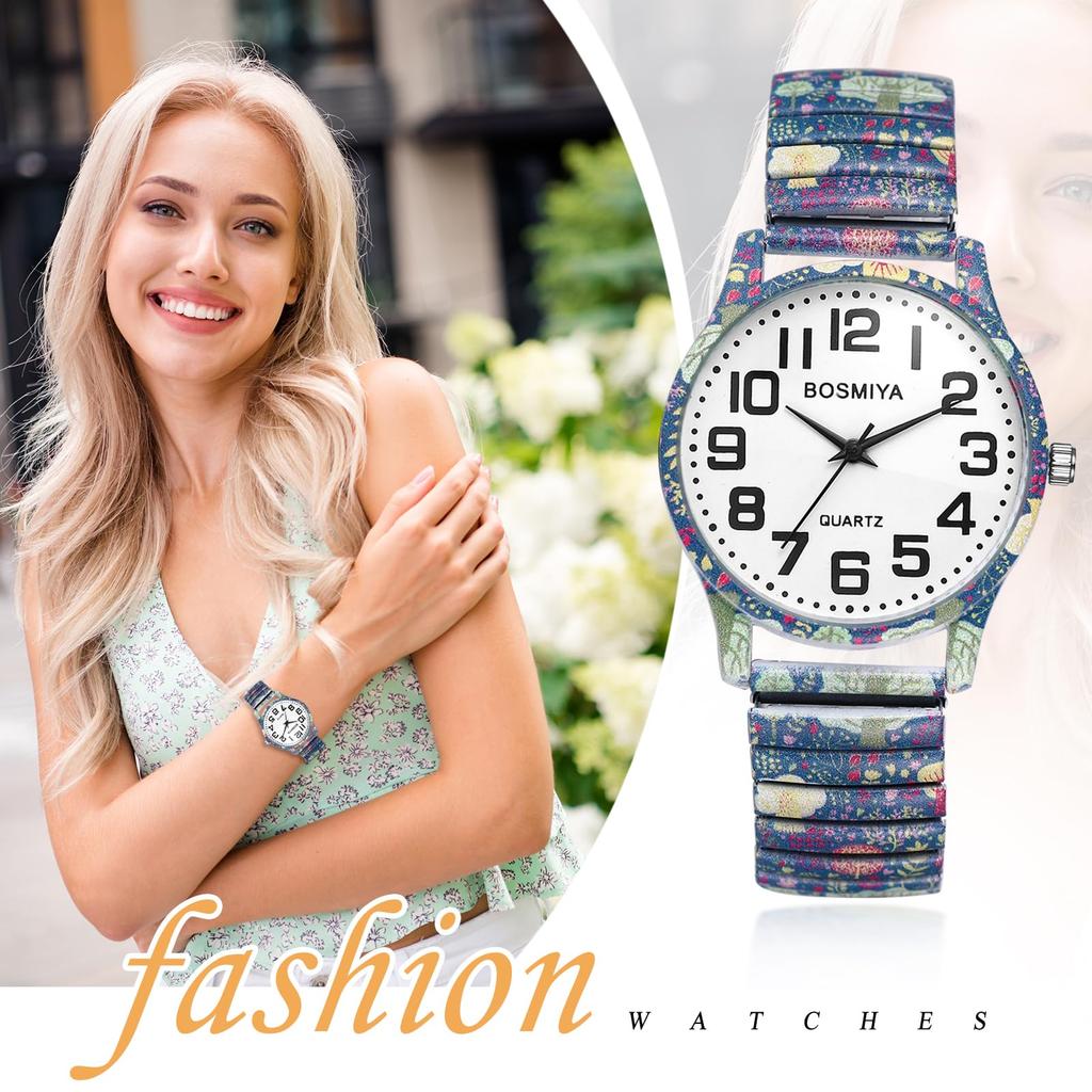 Cute Waterproof Tree of Life Numeric Analog Display with Stainless Steel Strap and Adjustable Quartz Movement Perfect for or As a Gift for Your