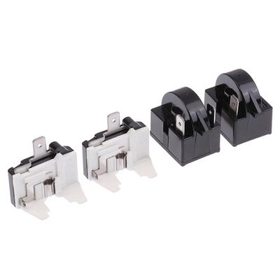 1/2 Pin 15 Ohm 1/6H Replacement Protector Refrigerator Compressor PTC Start Relay Refrigerator Starter Overload Protector