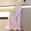 Sommer Mädchen Lange Hose Locker Einfacher Stil Teenager Kleidung Loungewear
