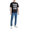 CALVIN KLEIN Erkek Illusion Logo T Shirt T Shirt Men's Black J30J324648BEH