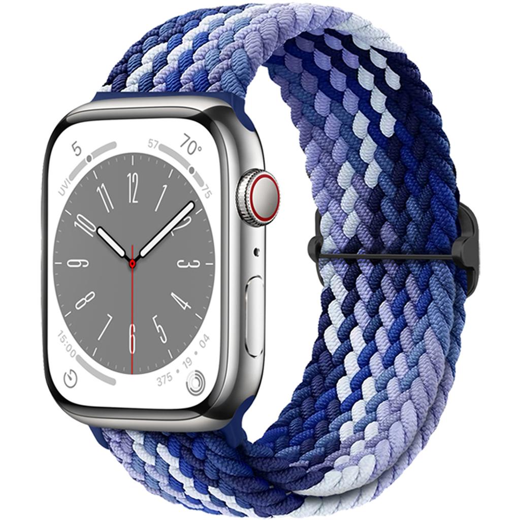 Braided Solo Loop Strap For Apple watch band 44mm 40mm 49mm 45mm 41mm Elastic Nylon bracelet iWatch series 8 3 se 6 7 Ultra 2 9