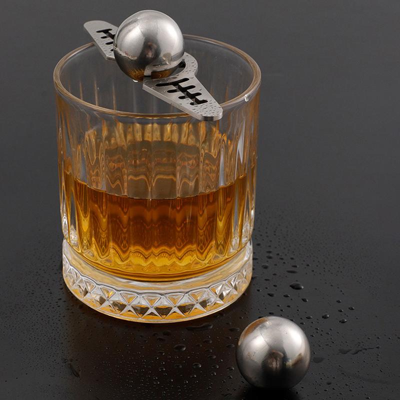 Kaffe Fryst Boll För Espresso Kaffe Återanvändbara Rostfria Isbollar Kaffe Kylning Smakförstärkare Kaffeverktyg Kök