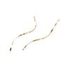 5.3-6.6cm10Pcs S shape Pendant DIY Earring Accessories Materials Double Head Crafting Supplie Jewelry Making Bracelet Necklace