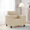 VidaXL Sofa Chair, Seat with Armrests and Backrest, TV Armchair with Cushion, Living Room Furniture, Modern, 359553