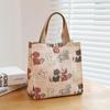 Ins Bento Bag Canvas Tote Bag Out Dagkontorarbeidere Med Rice Mother Lunch Box Bag