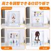 CAMEWIN Figure Storage Collection Plush Toy Plastic Model Increased Adjustable Divider Magnetic Easy Assembly Case, Box, Case, Storage, Storage,