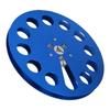 1 4 7 Inch Empty Tape Reel Aluminum Alloy 11 Hole Universal Opening Machine Part Recording Takeup Reel Blue
