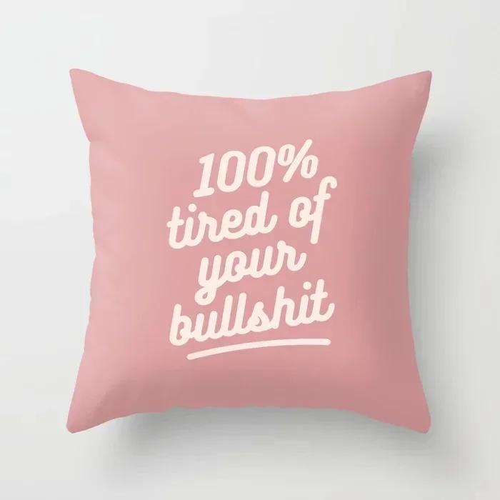 Black Throw Pillow Case Geometric Heart Letters Piano Fashion Girl Cushion Covers Home Sofa Chair Decorative Pillowcase 45X45Cm
