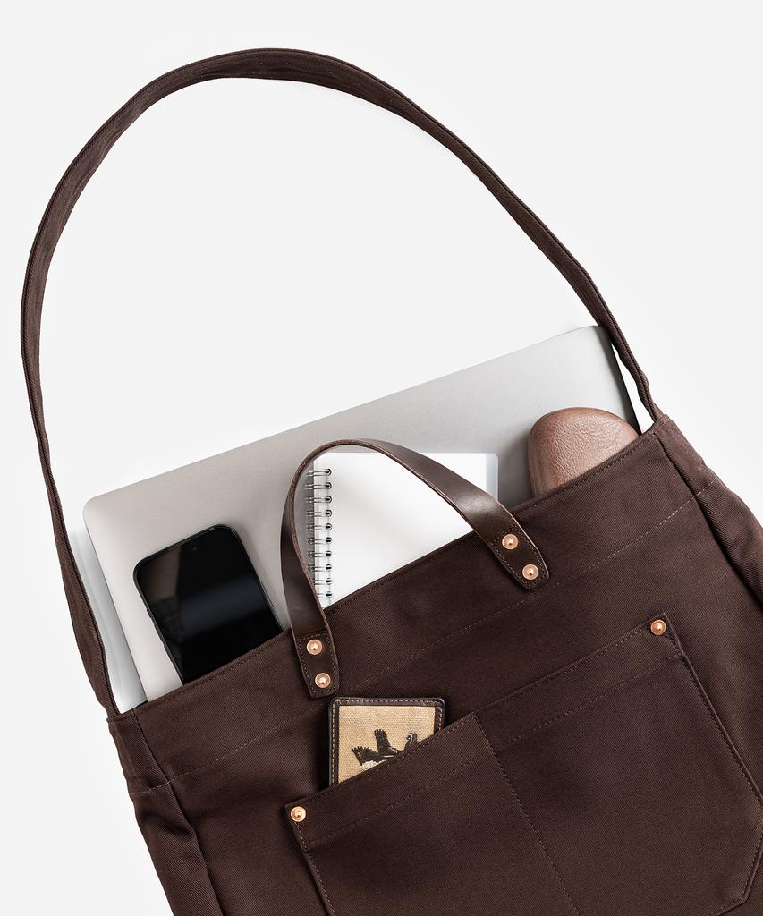 Wild Bricks W24 Two-Way Bag (Dark Brown)