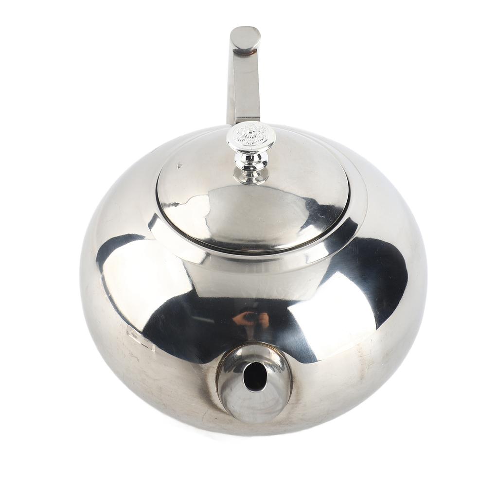 2L 201 Edelstahl Teekanne Kaffee Teekanne Wasserkocher mit herausnehmbarem Filter