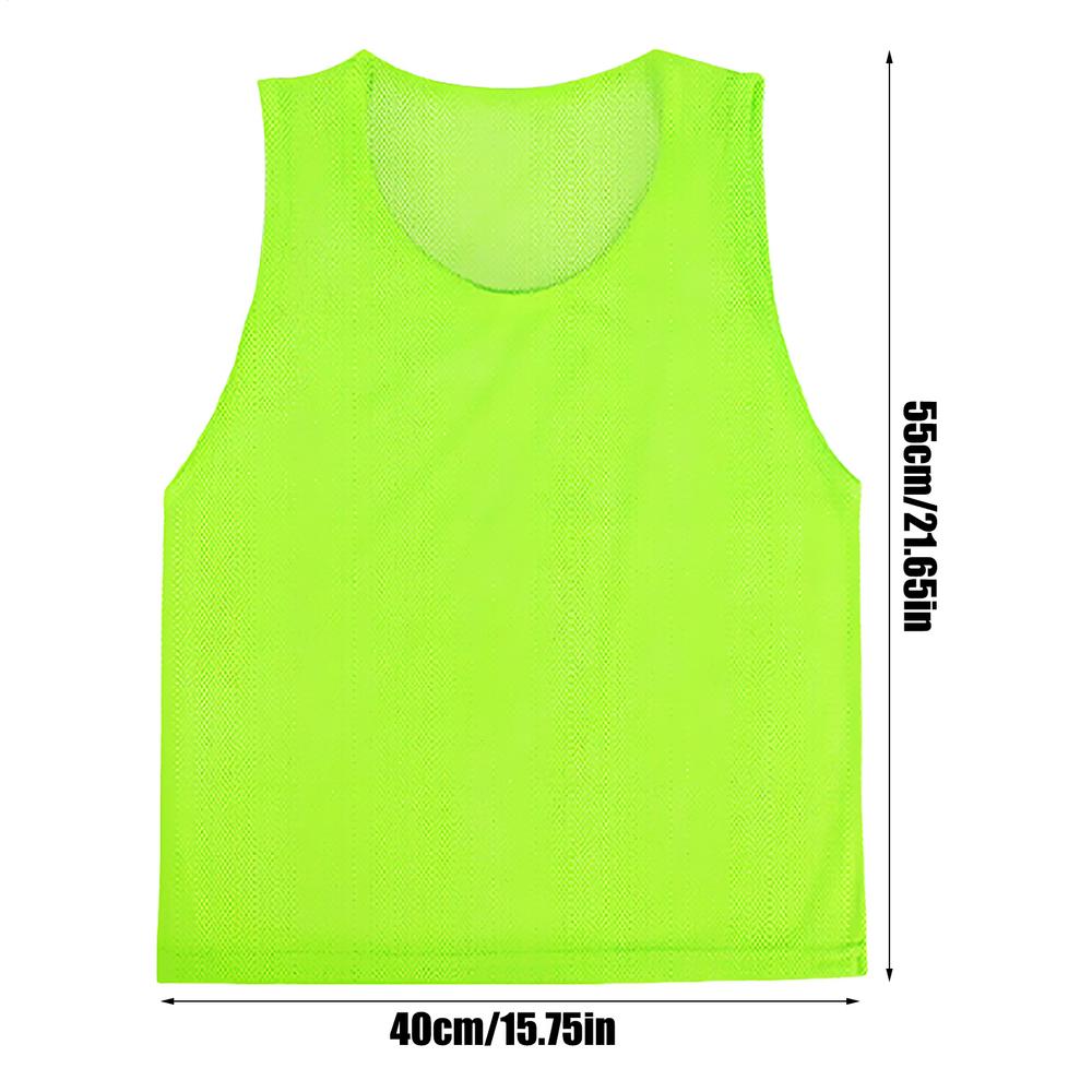 

1PCS Team Training Vest Soccer Pinnies Quick Drying Football Team Jerseys Sports Team Training Practice Youth Basketball Sports Children code