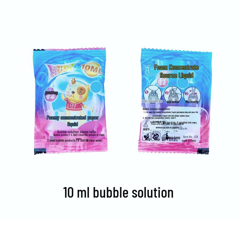 Kids' Mini Bubble Wand Outdoor Cartoon Toy Gift