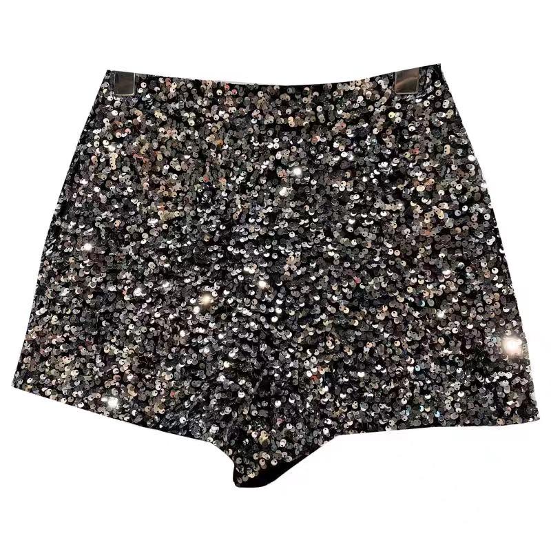Autumn Sequin Three-Point Shorts Hot Pants for Women
