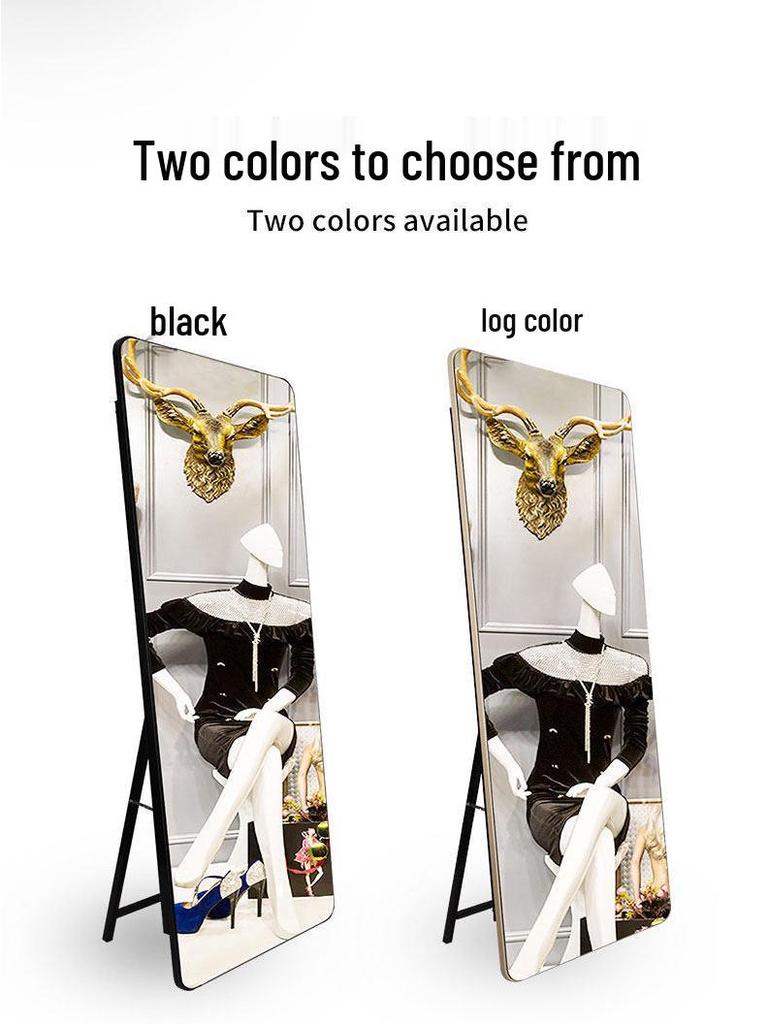 Ultra-Clear, Explosion-Proof Adjustable Full-Length Mirror for Dressing Rooms & Live Broadcasts