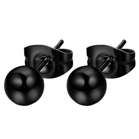 

Модные серьги-шарики унисекс, пирсинг, крутые серьги-гвоздики из нержавеющей стали, ювелирные изделия в подарок 8mm